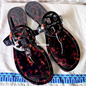Tory Burch Tortoise Shell Miller Sandals 11